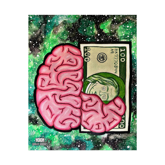 Billionaire Mindset- Rolled Poster