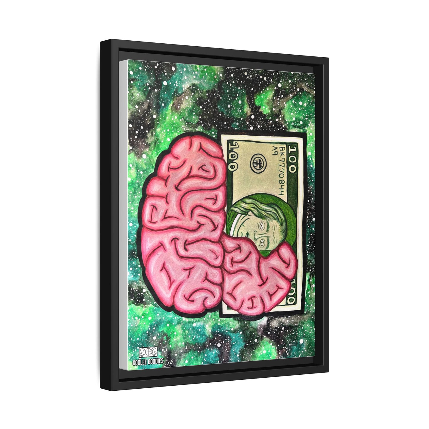 Billionaire Mindset- Framed Canvas