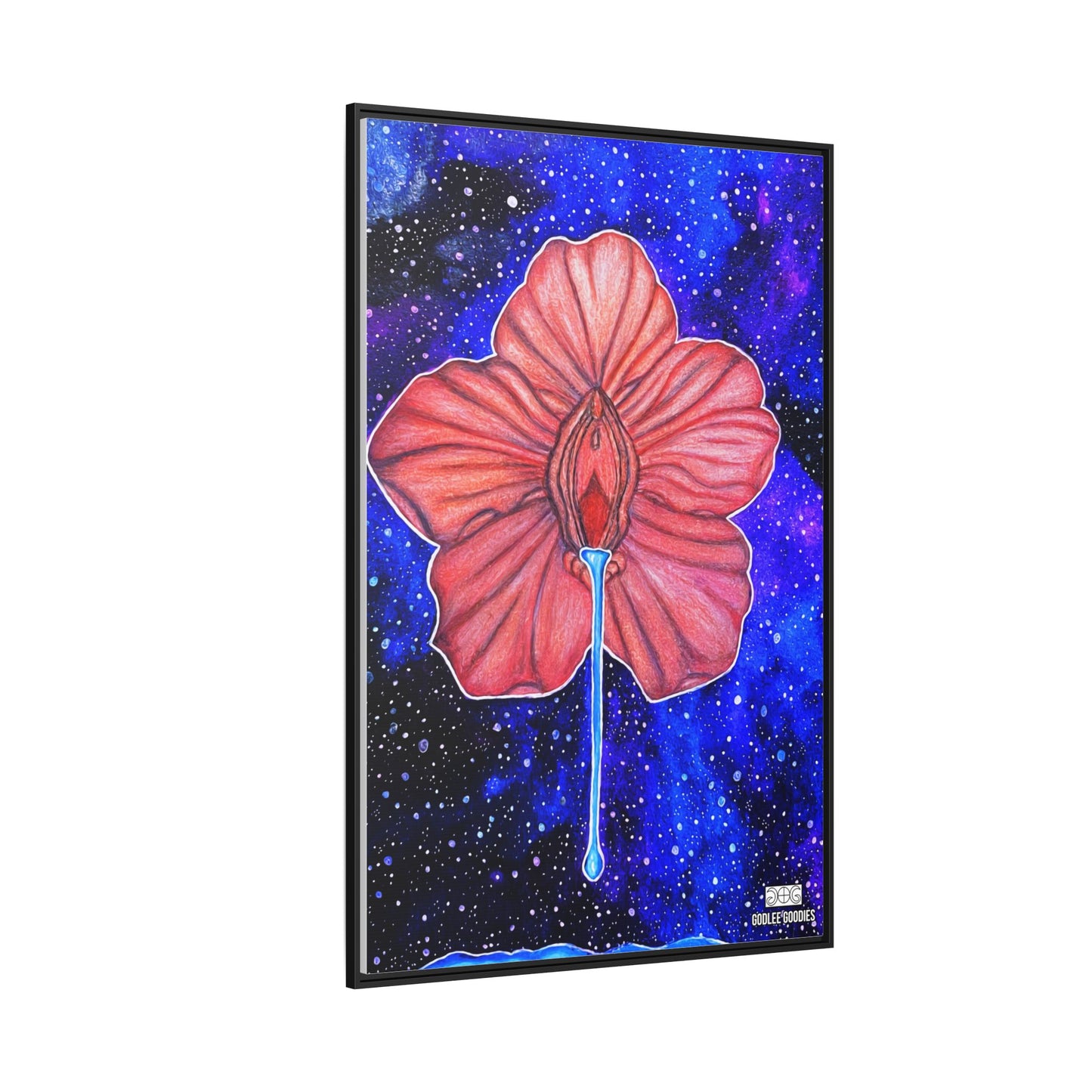 Flower Power- Framed Canvas