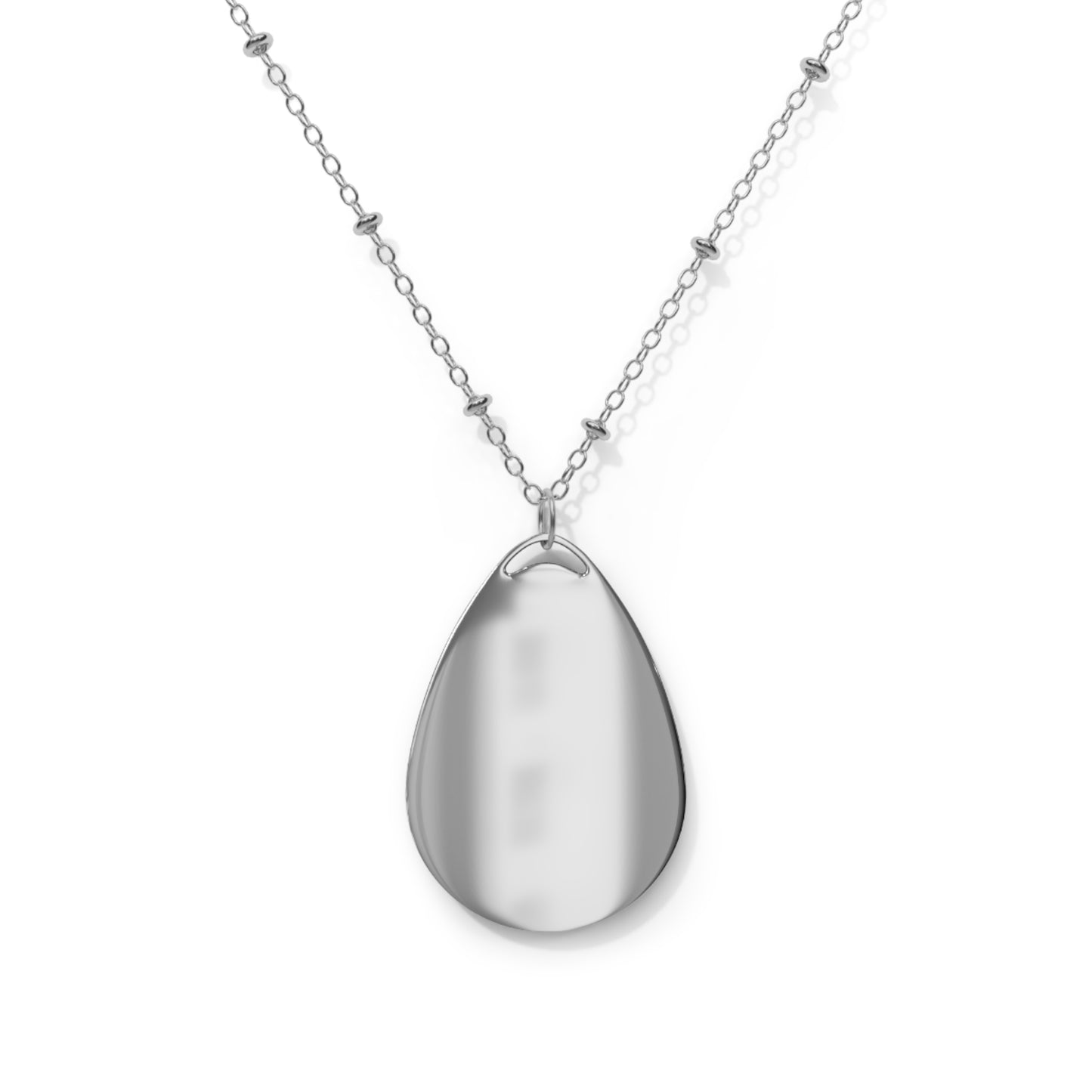 Flower Power- Oval Necklace