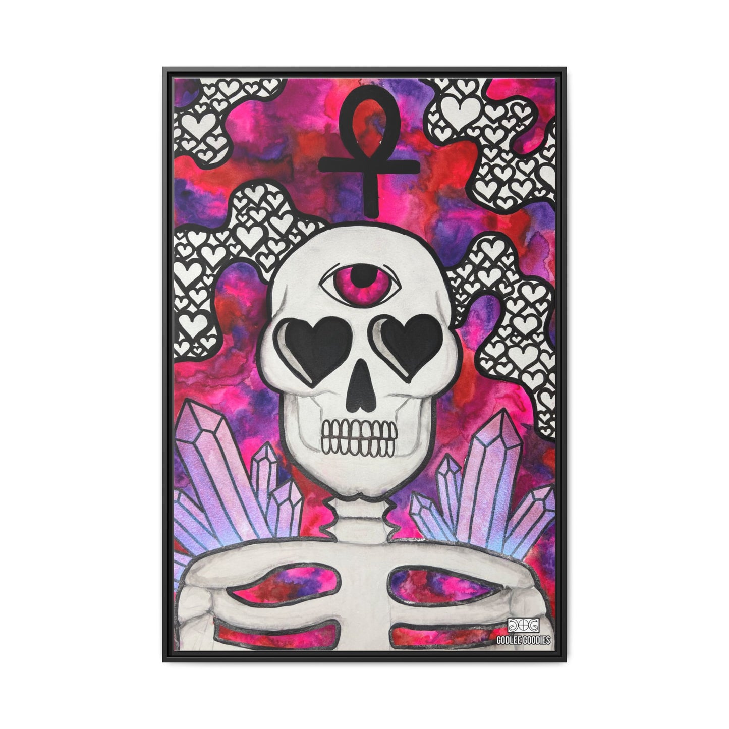 Eyes For You- Framed Canvas