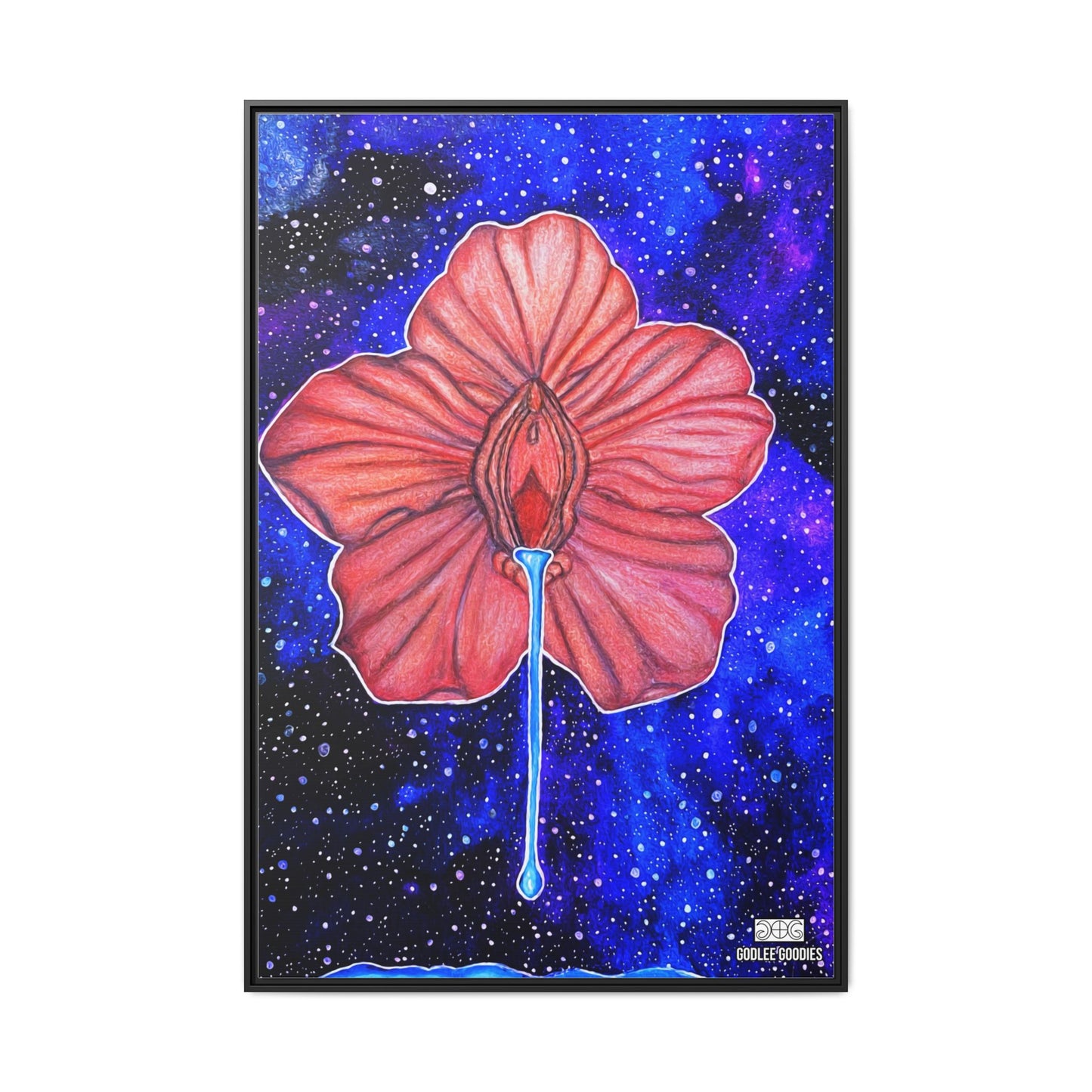 Flower Power- Framed Canvas