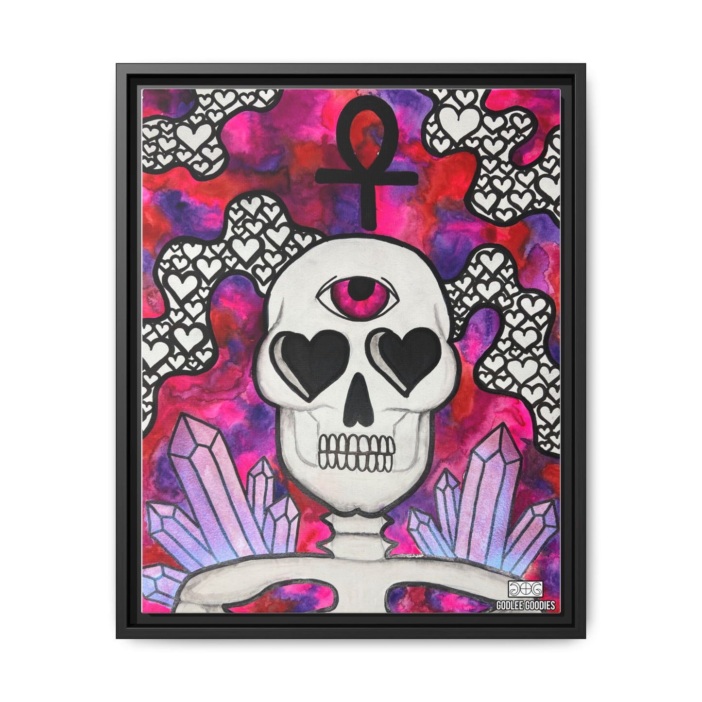 Eyes For You- Framed Canvas