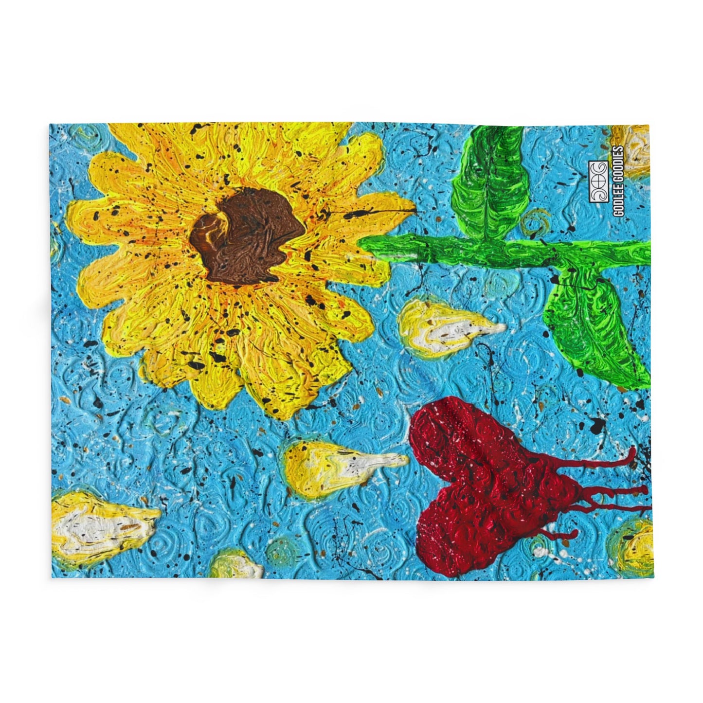 Sun Power- Fleece Blanket