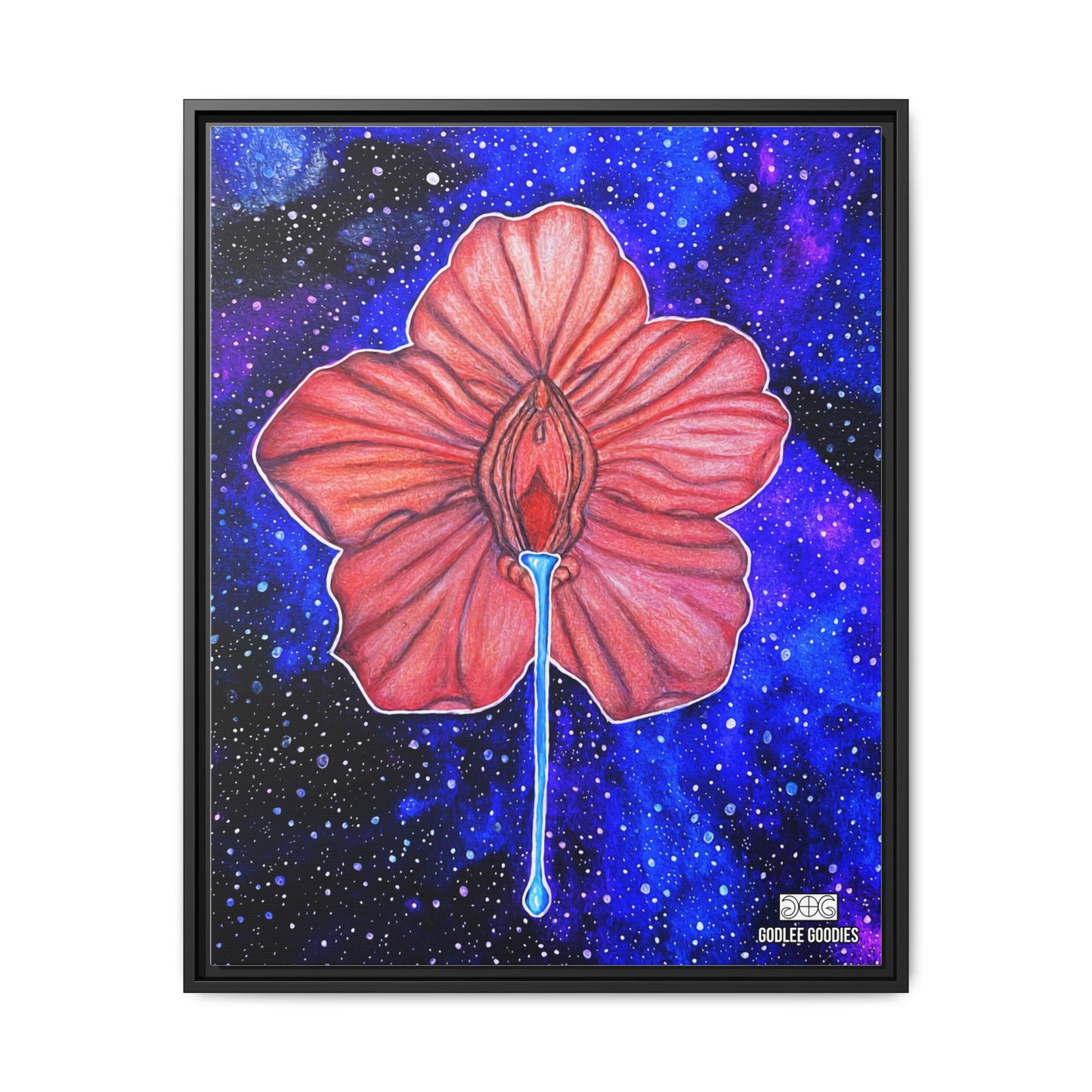 Flower Power- Framed Canvas