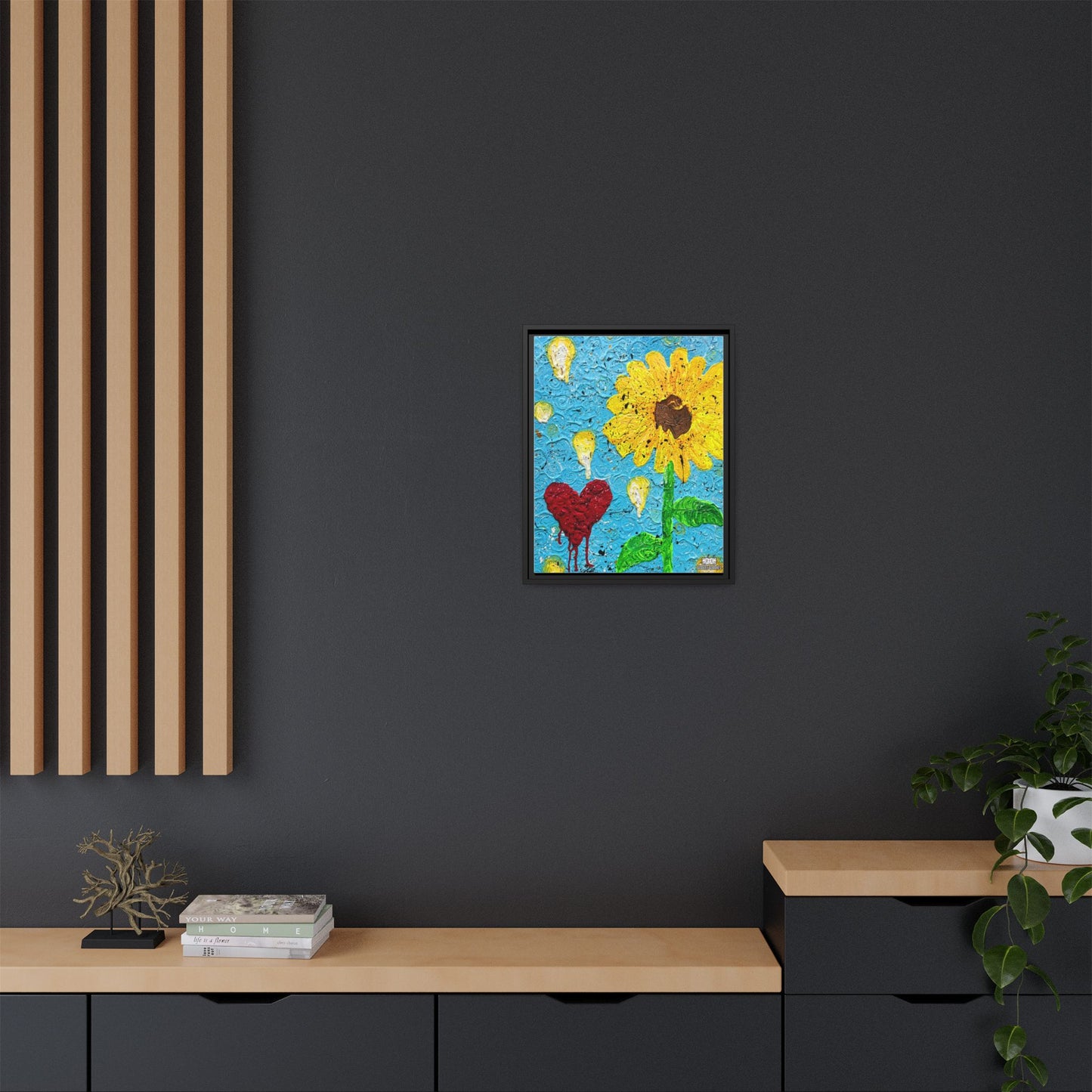 Sun Power- Framed Canvas