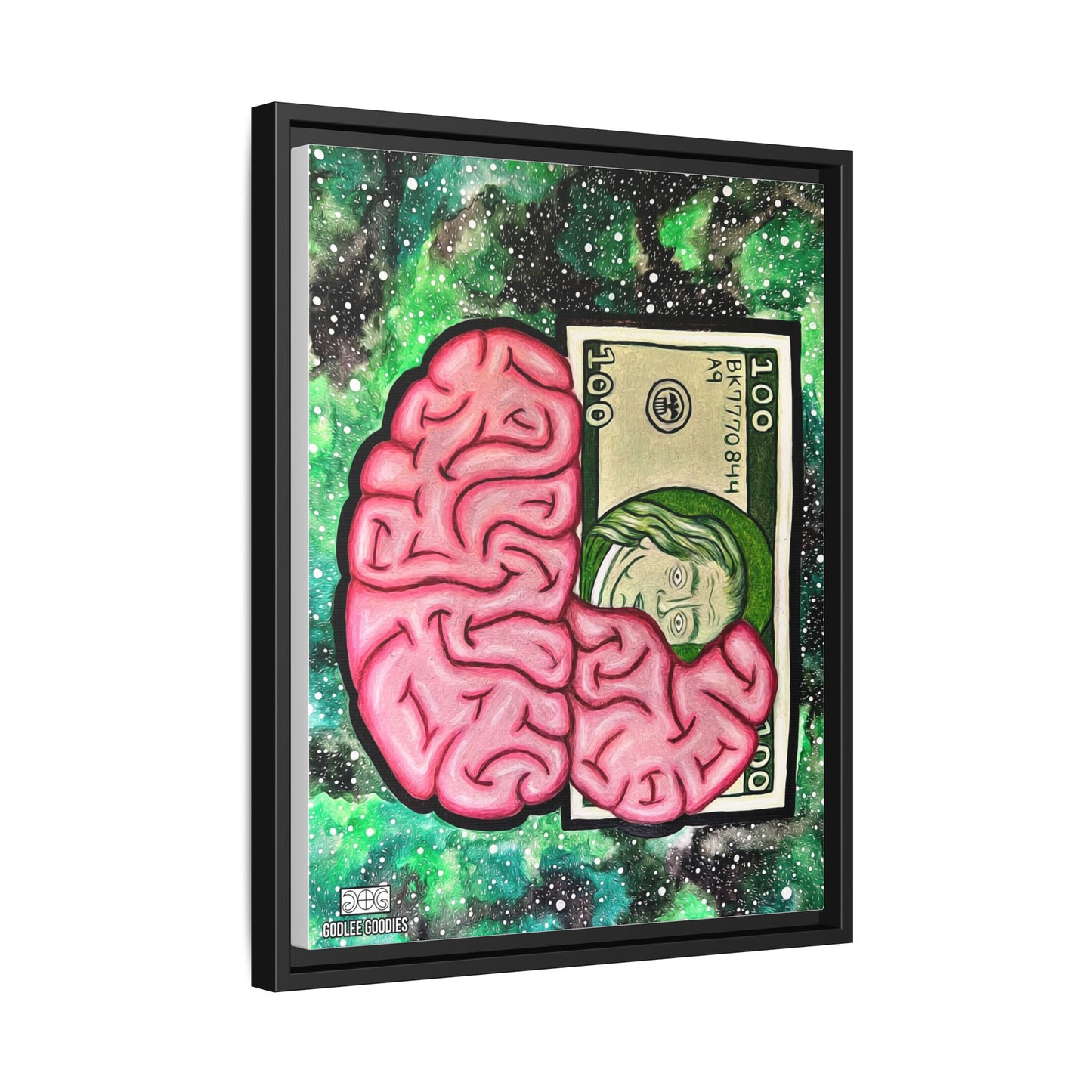 Billionaire Mindset- Framed Canvas