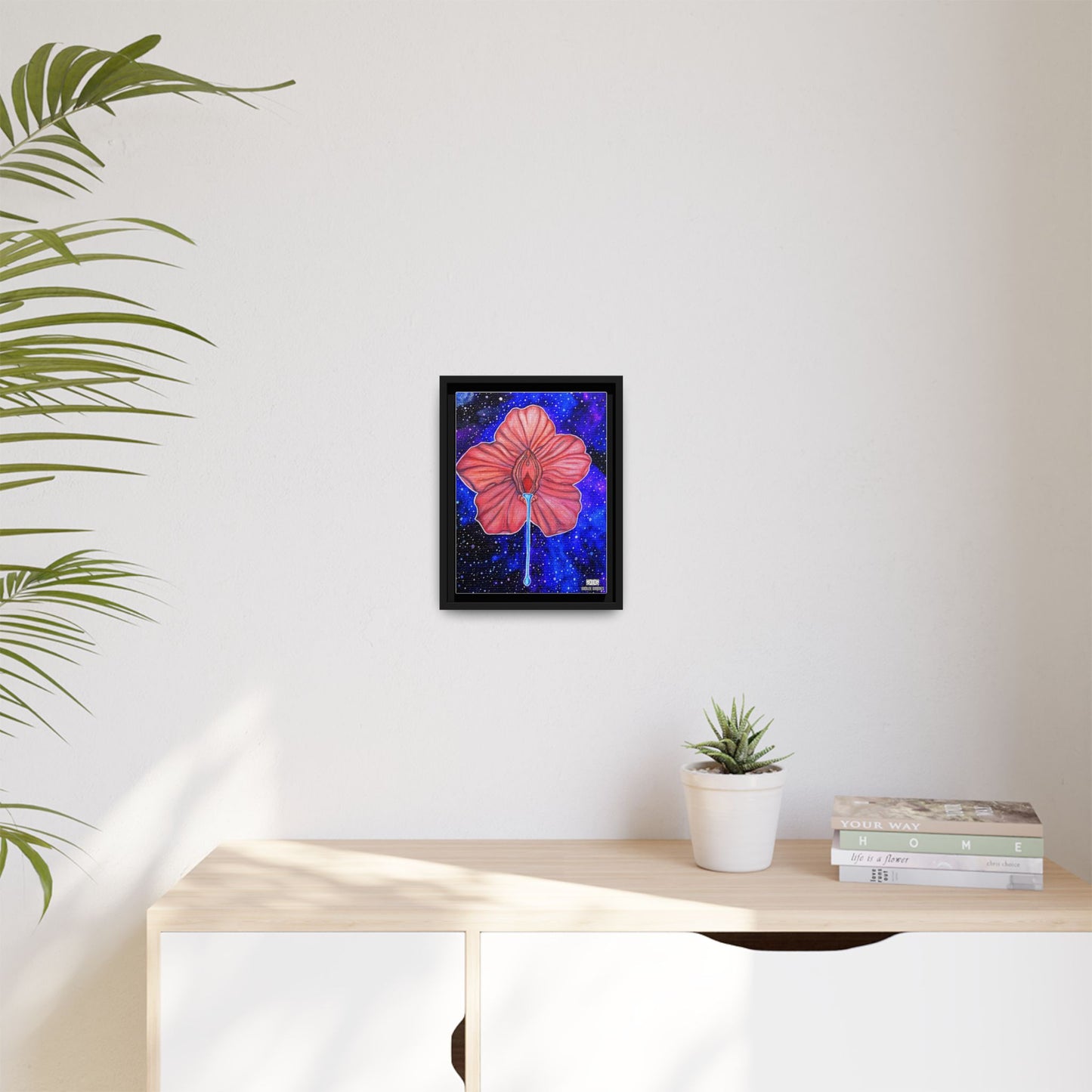 Flower Power- Framed Canvas