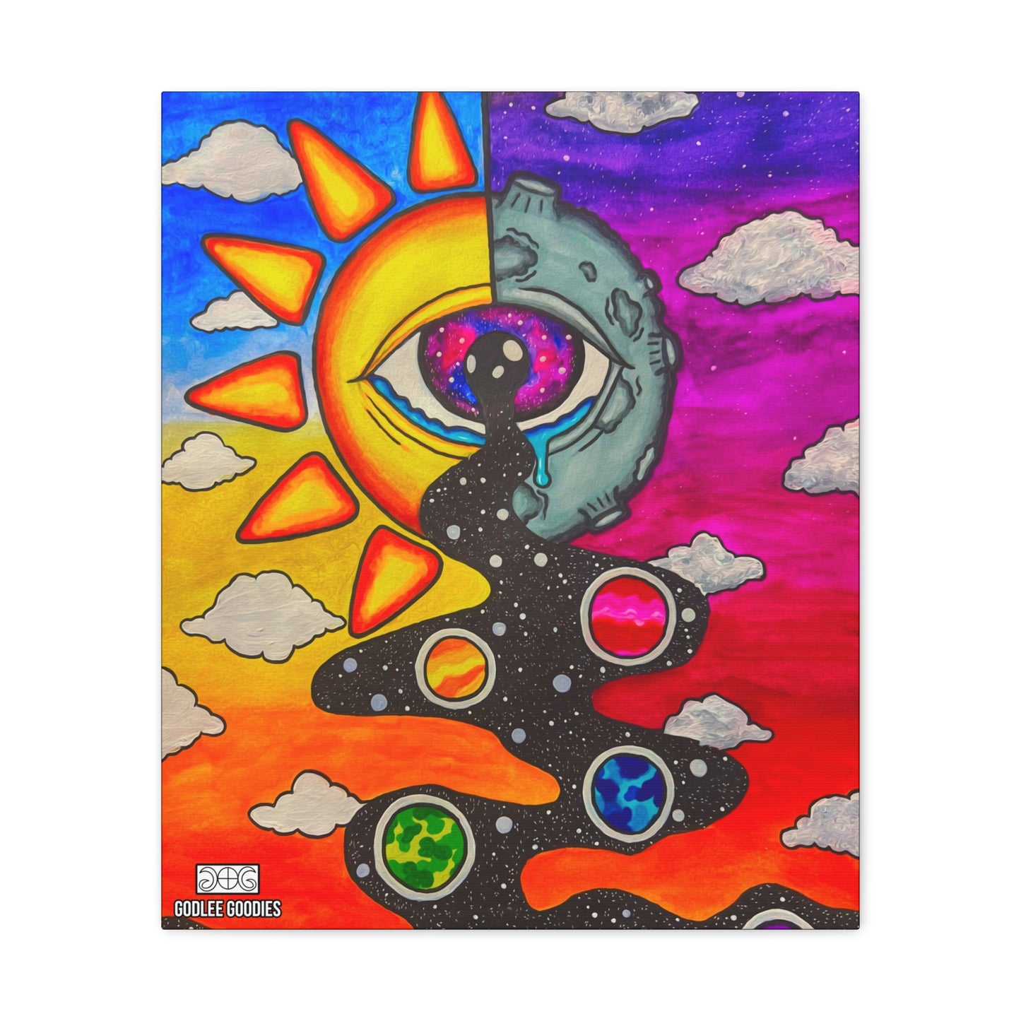 Solar Eyeclipse- Canvas
