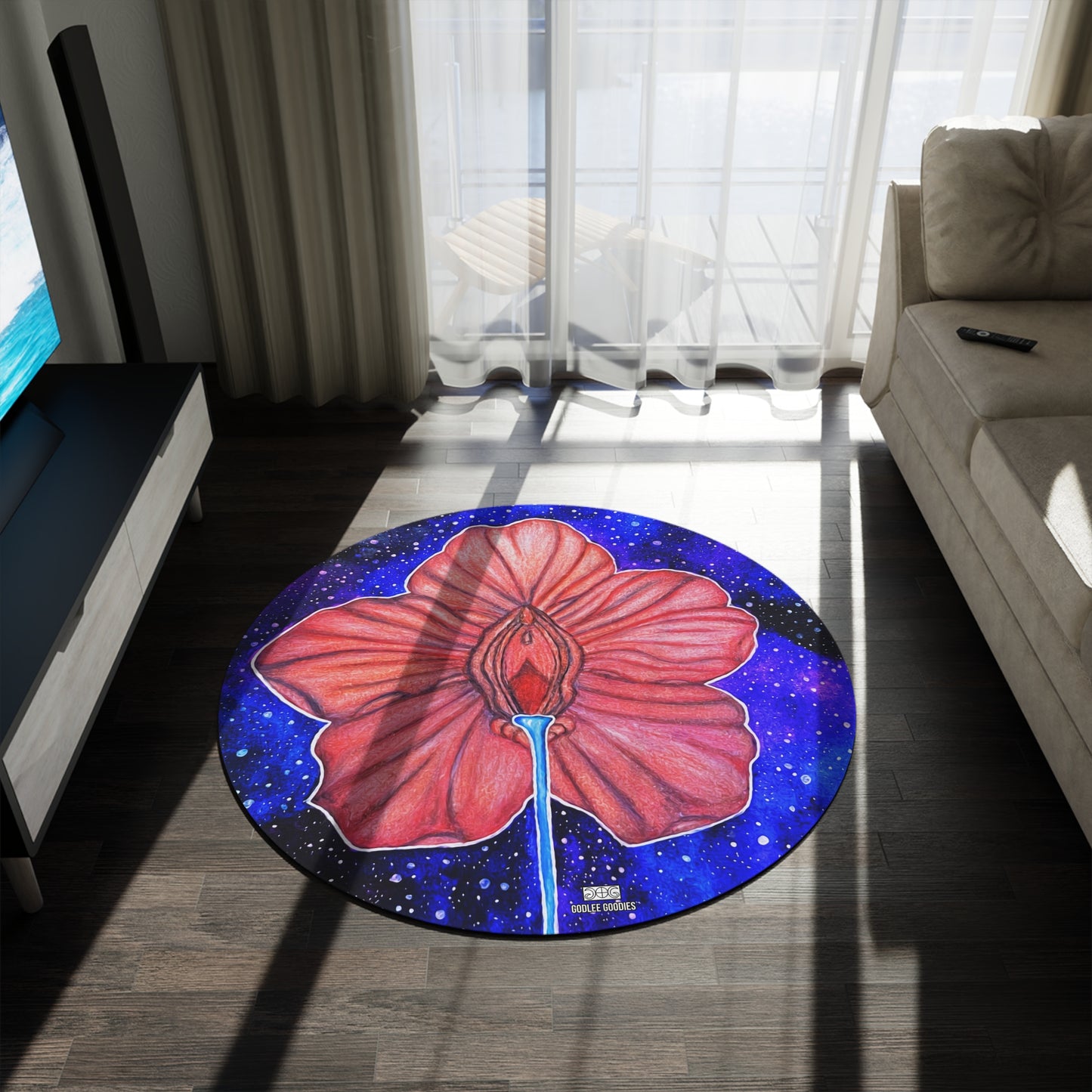 Flower Power- Round Rug