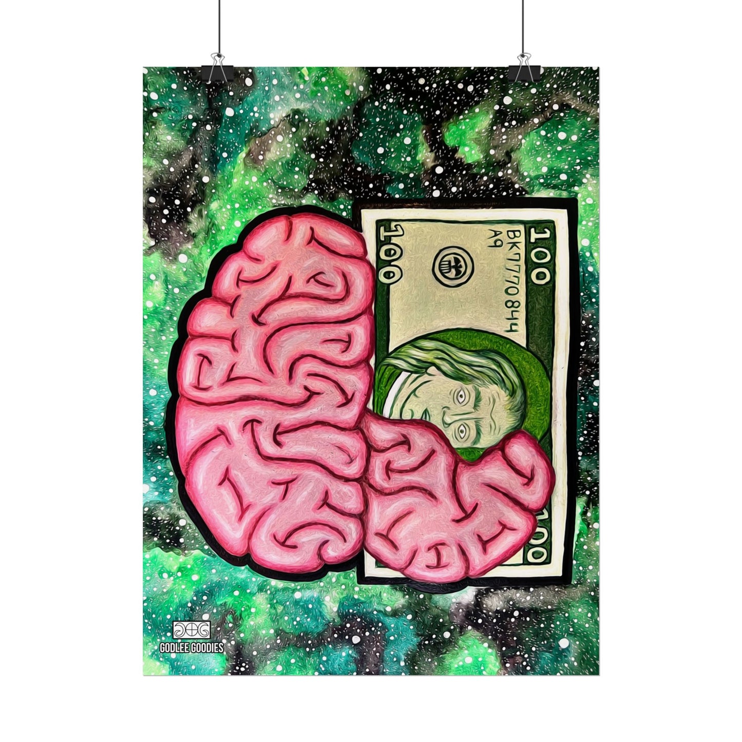 Billionaire Mindset- Rolled Poster