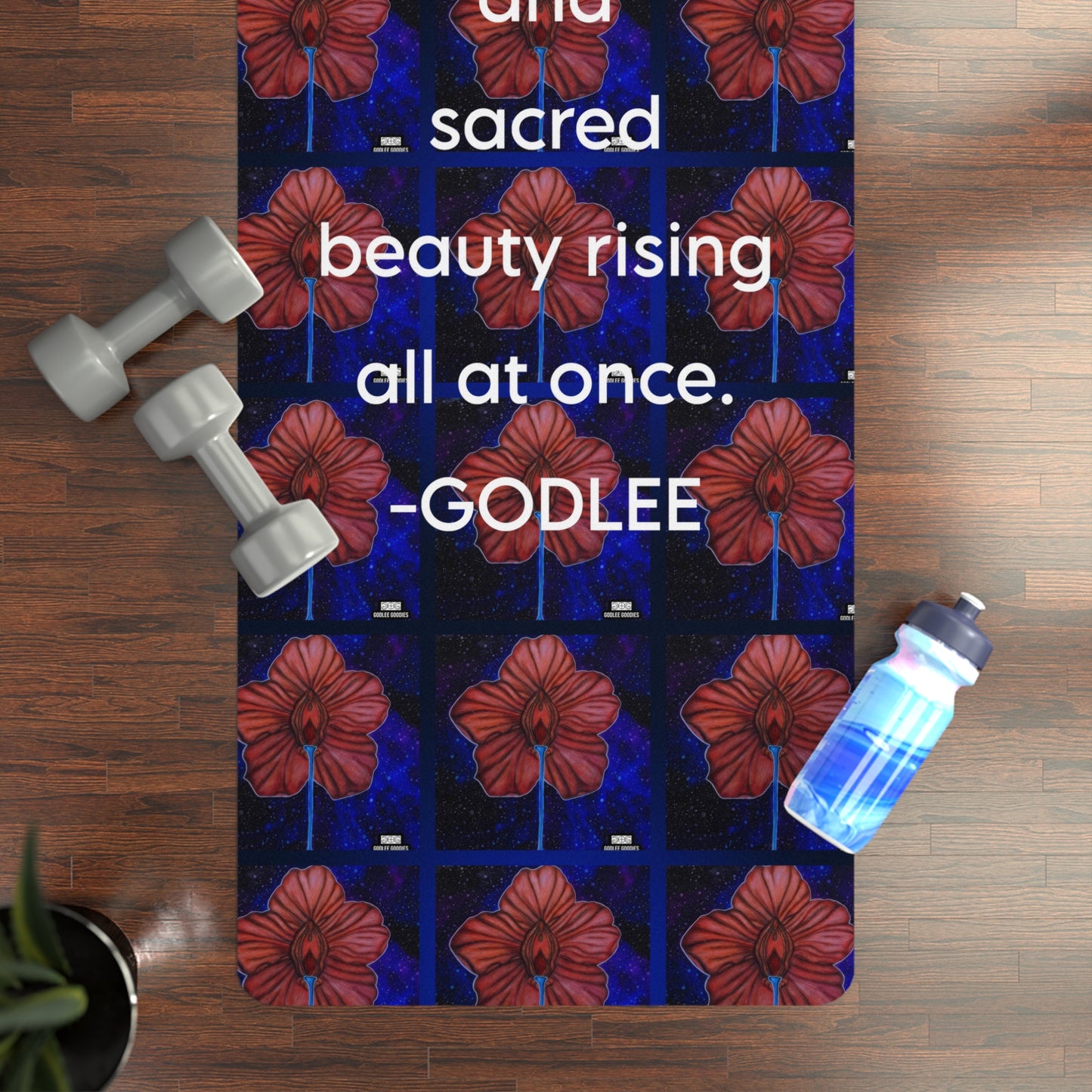 Flower Power Yoga Mat