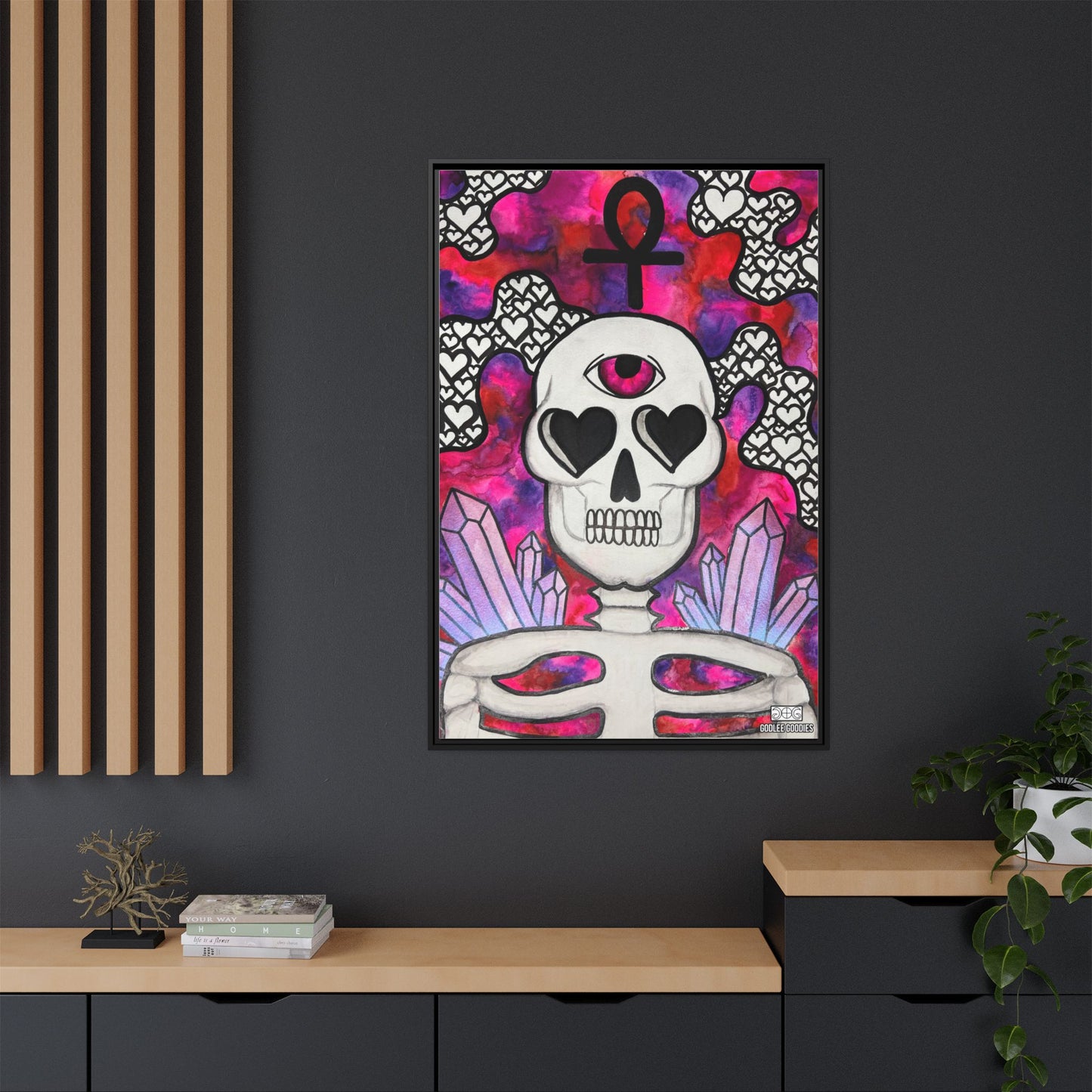 Eyes For You- Framed Canvas