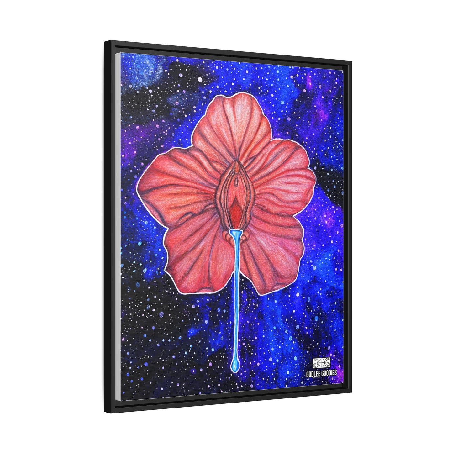 Flower Power- Framed Canvas