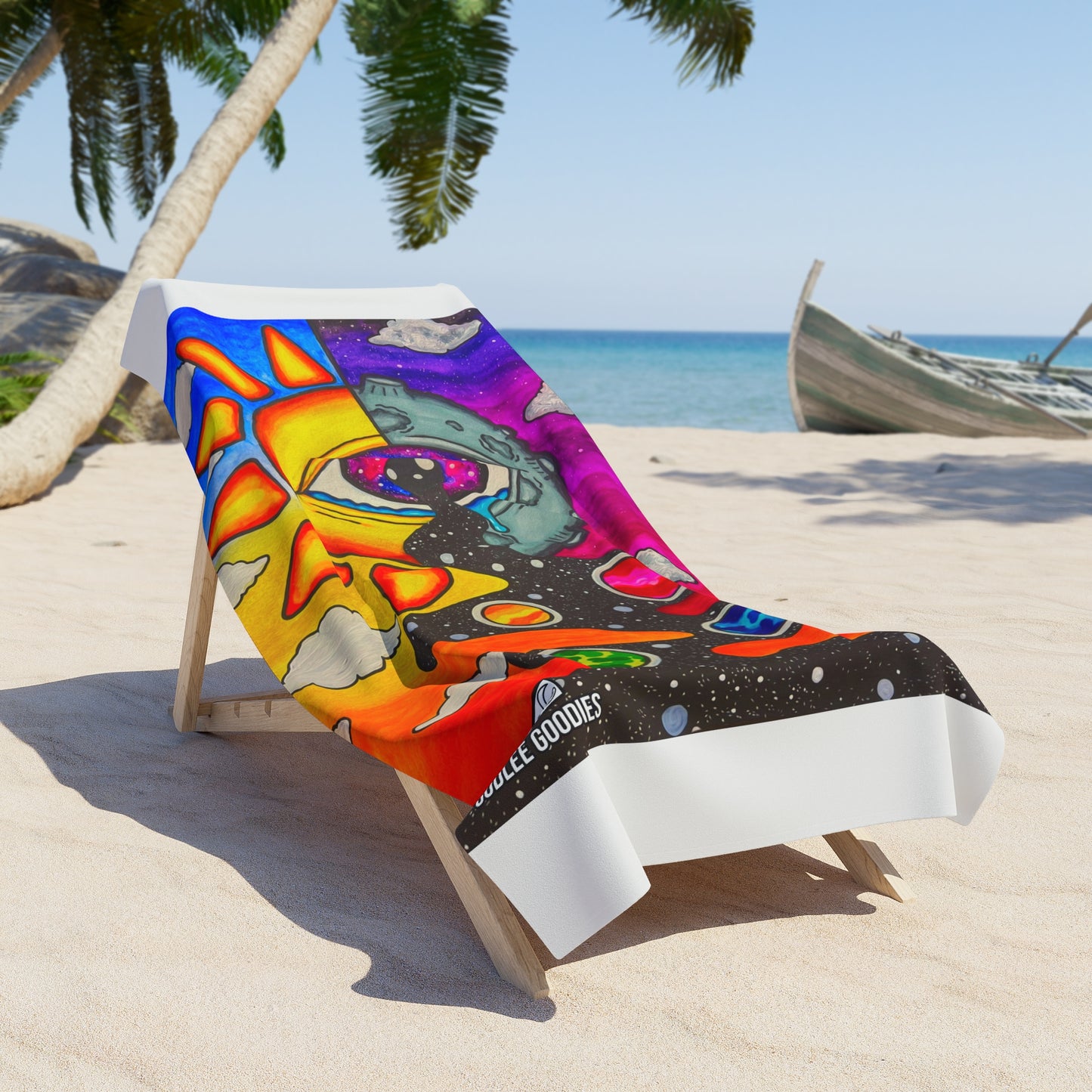 Solar Eyeclipse- Beach Towel