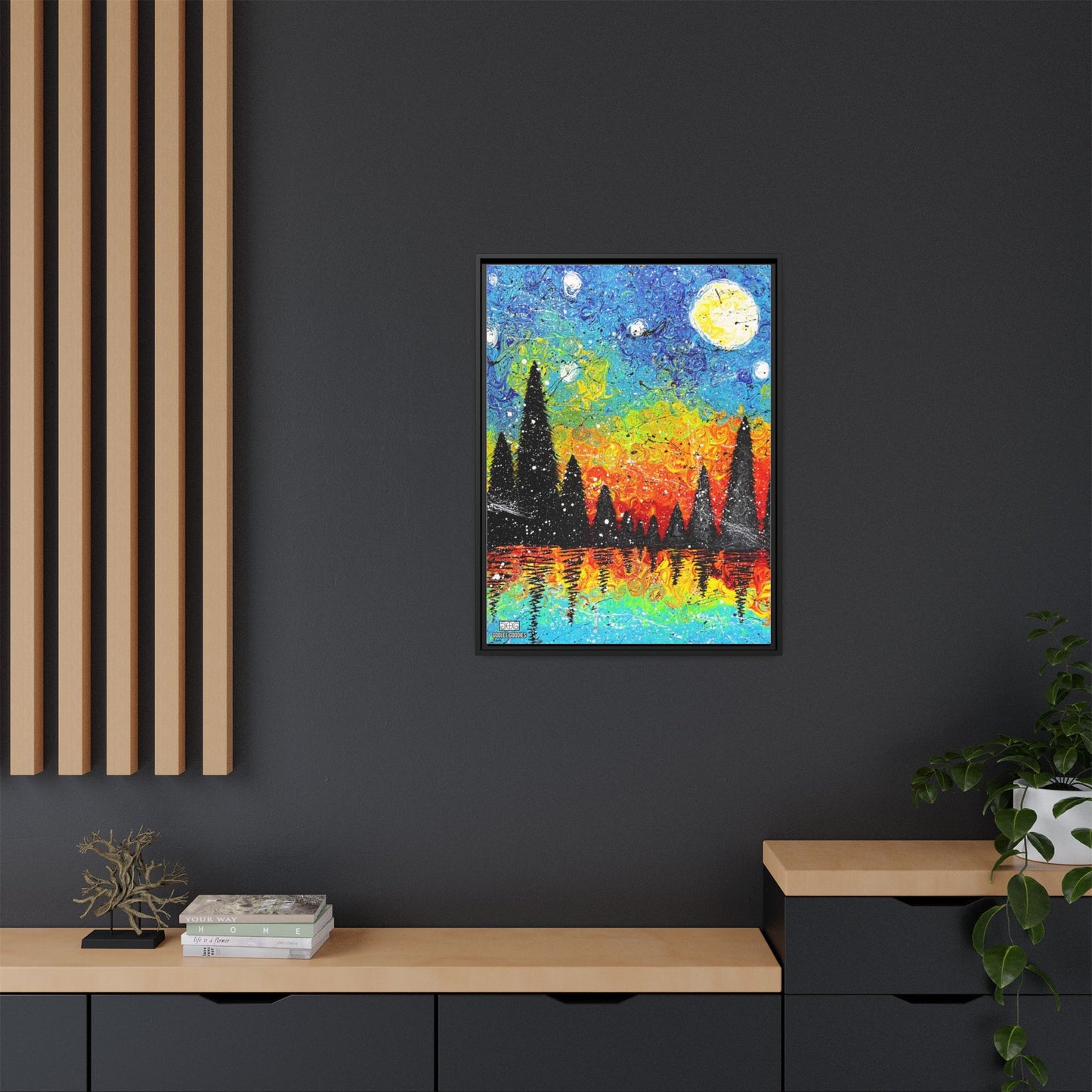 Remember The Rage- Framed Canvas