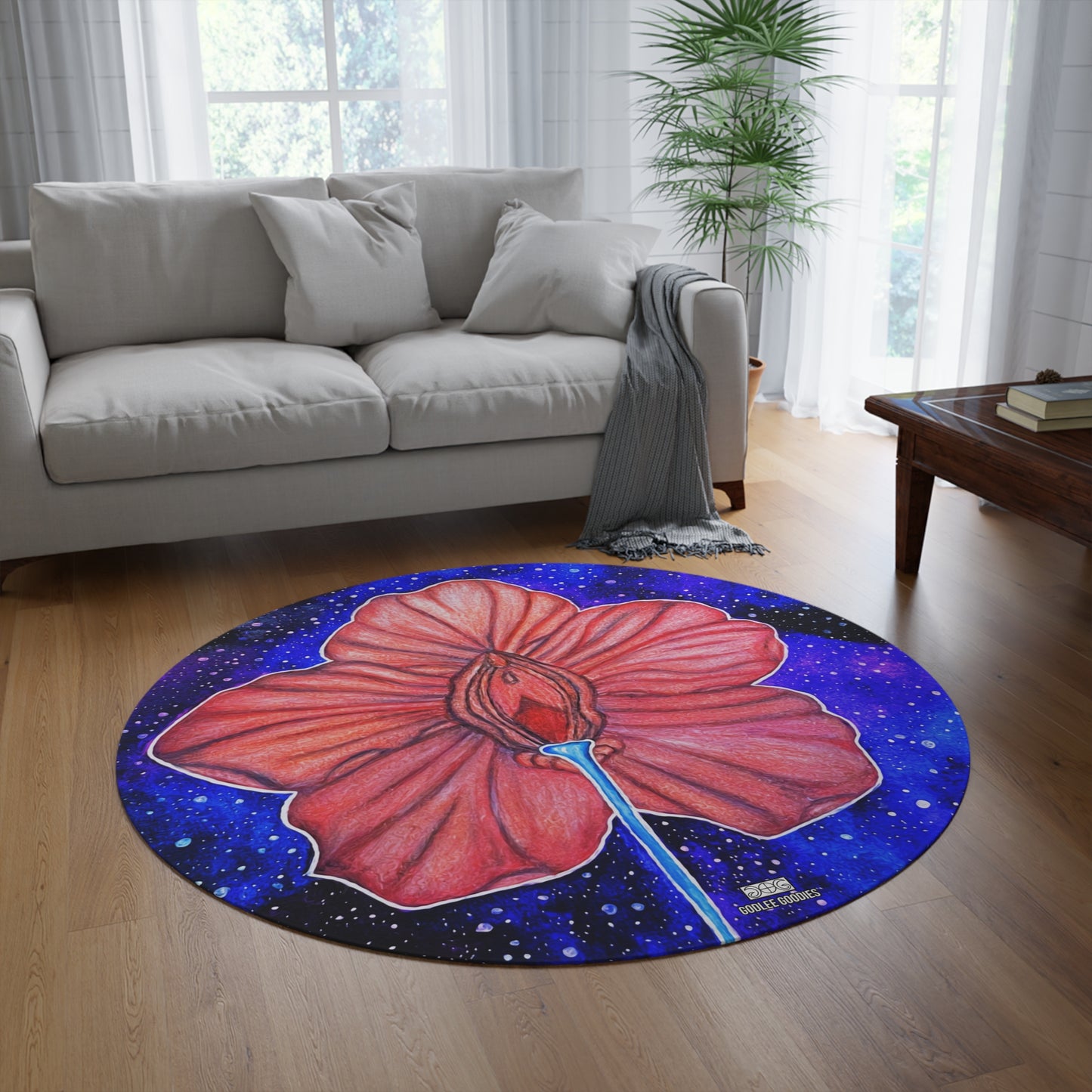 Flower Power- Round Rug