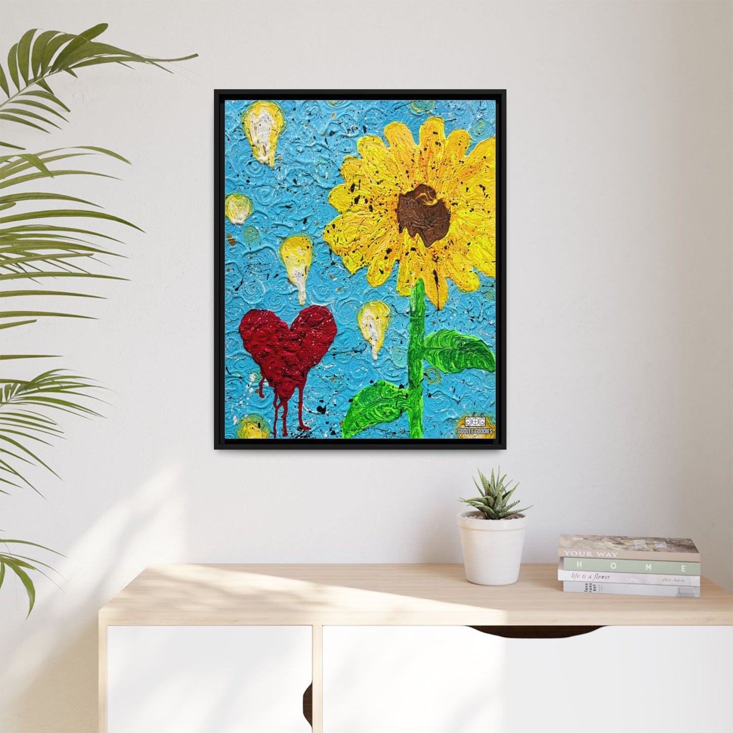 Sun Power- Framed Canvas