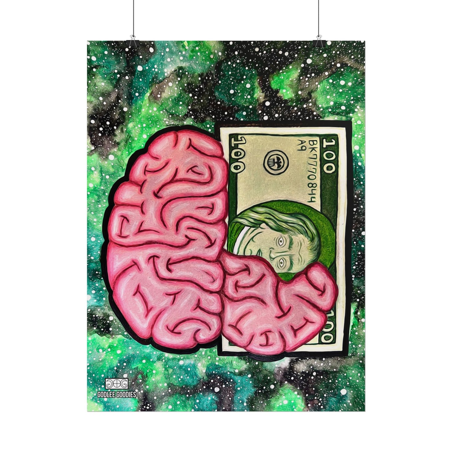 Billionaire Mindset- Rolled Poster
