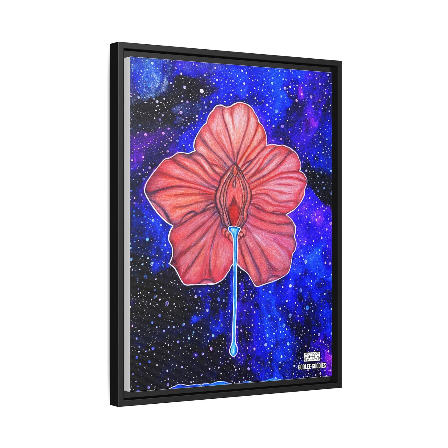 Flower Power- Framed Canvas