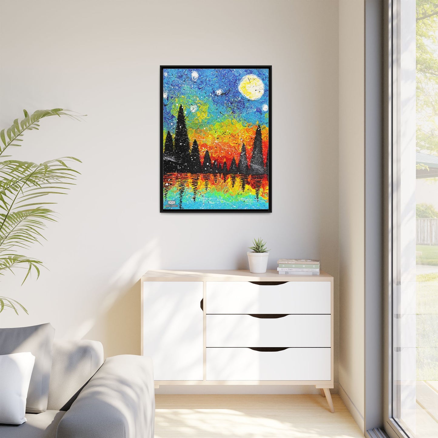 Remember The Rage- Framed Canvas