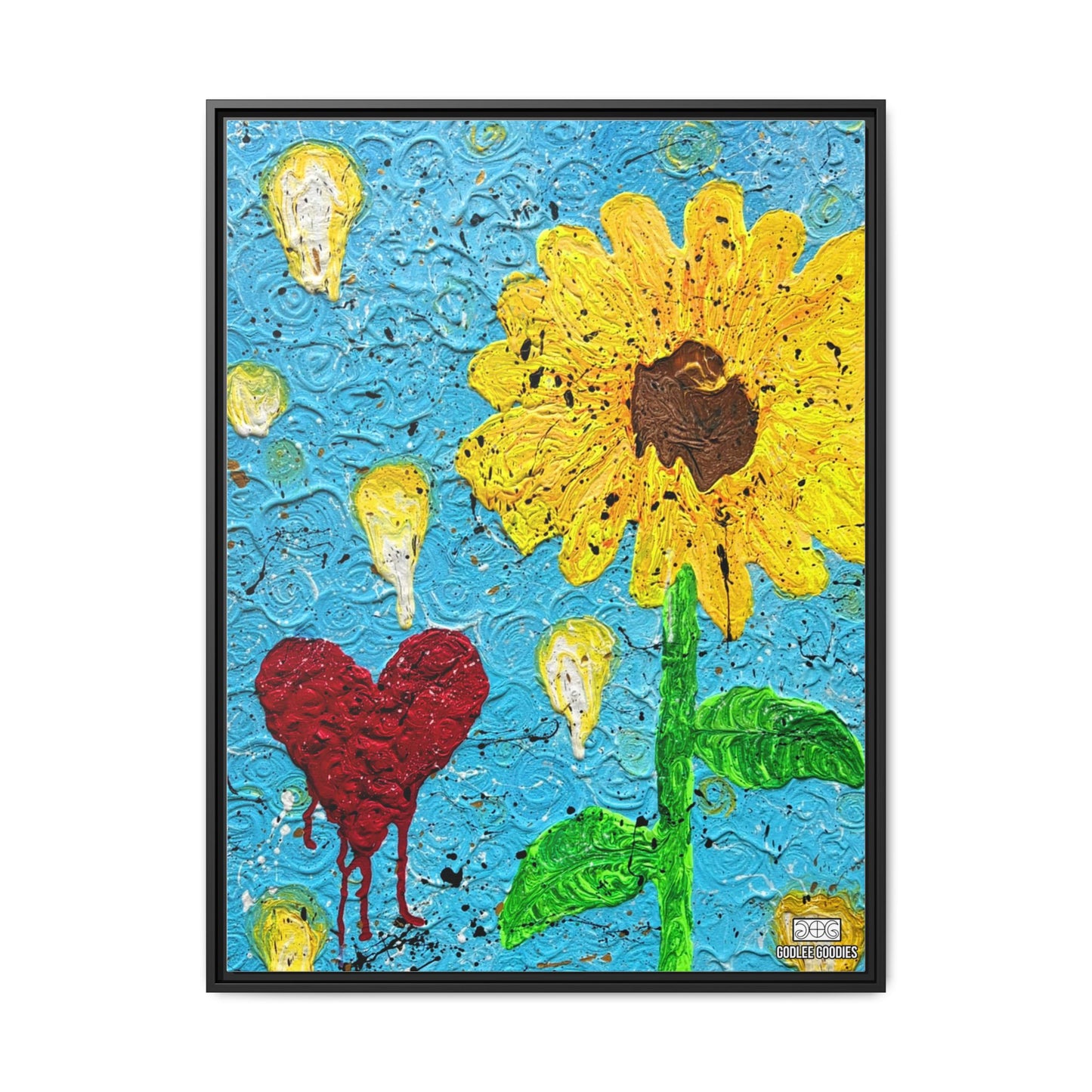 Sun Power- Framed Canvas