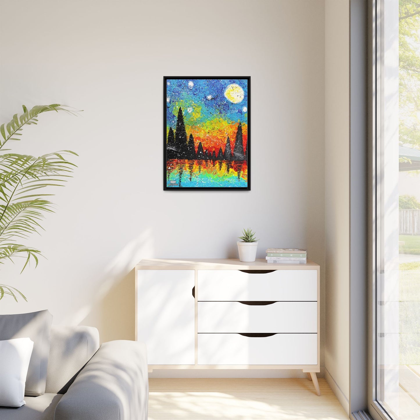 Remember The Rage- Framed Canvas