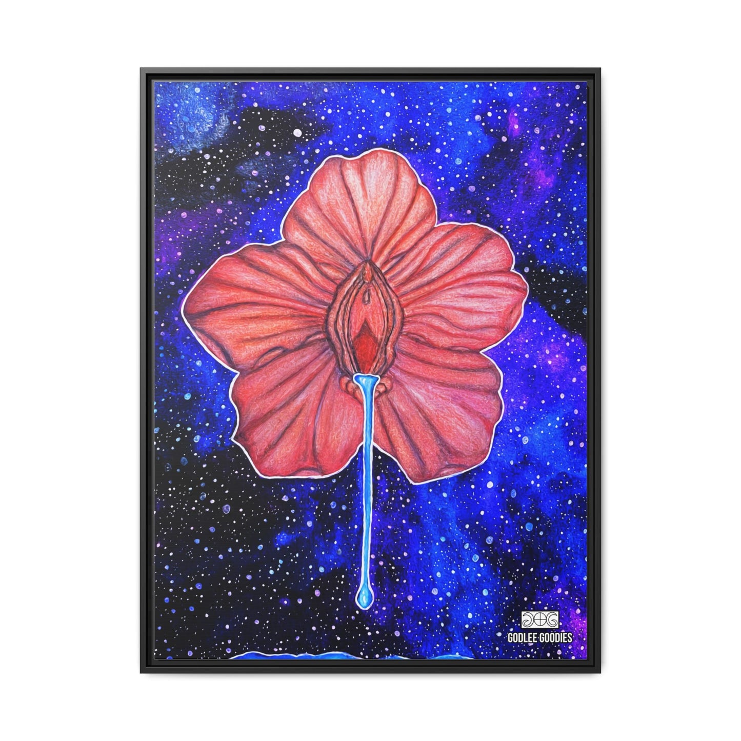 Flower Power- Framed Canvas
