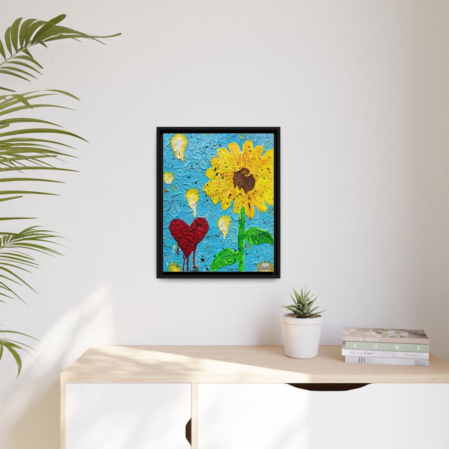 Sun Power- Framed Canvas