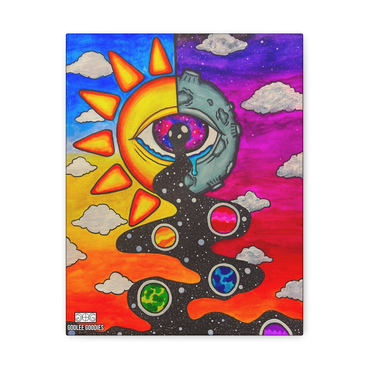Solar Eyeclipse- Canvas