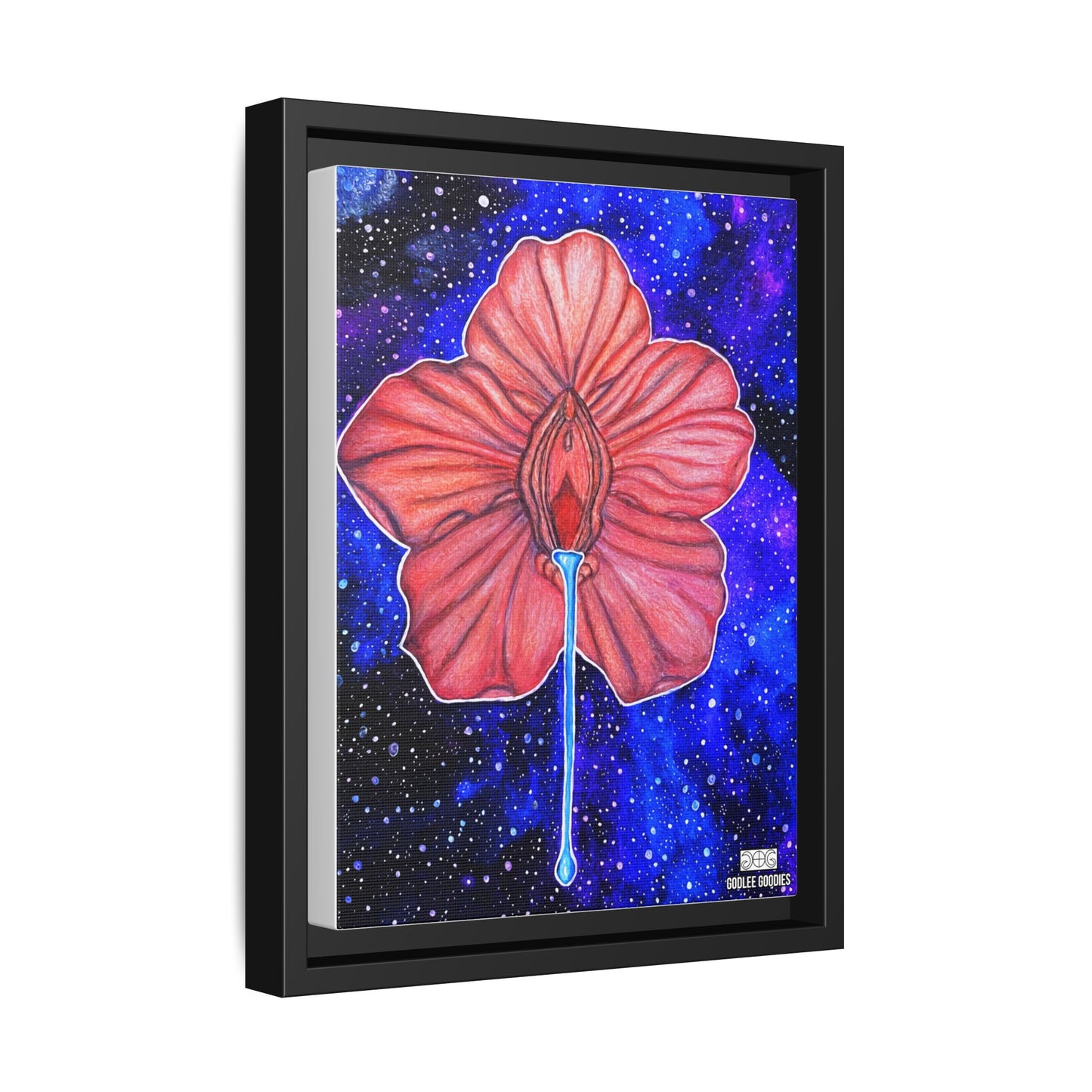 Flower Power- Framed Canvas