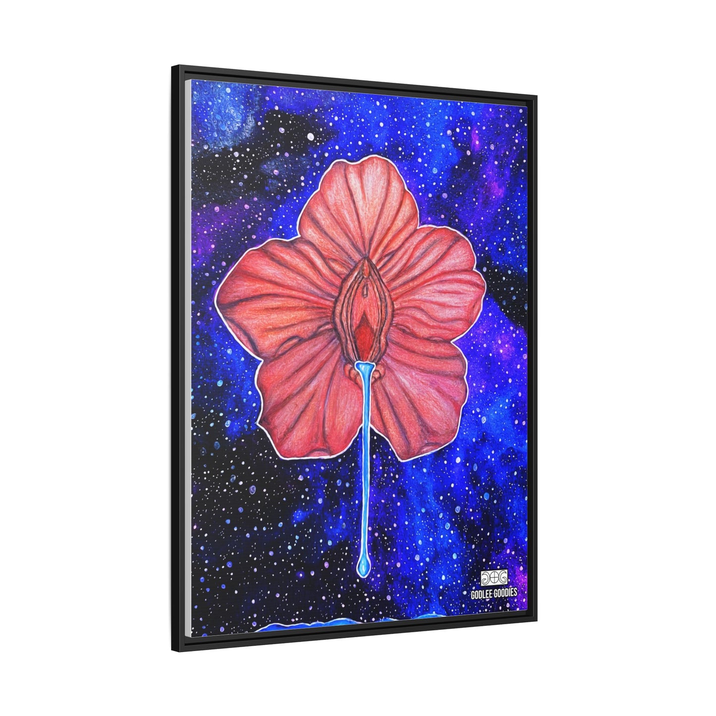 Flower Power- Framed Canvas