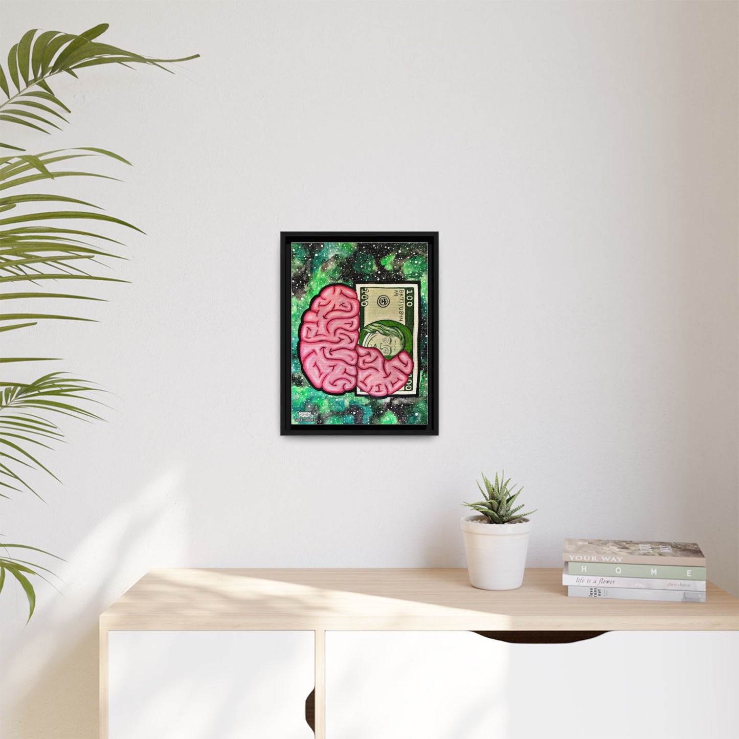 Billionaire Mindset- Framed Canvas