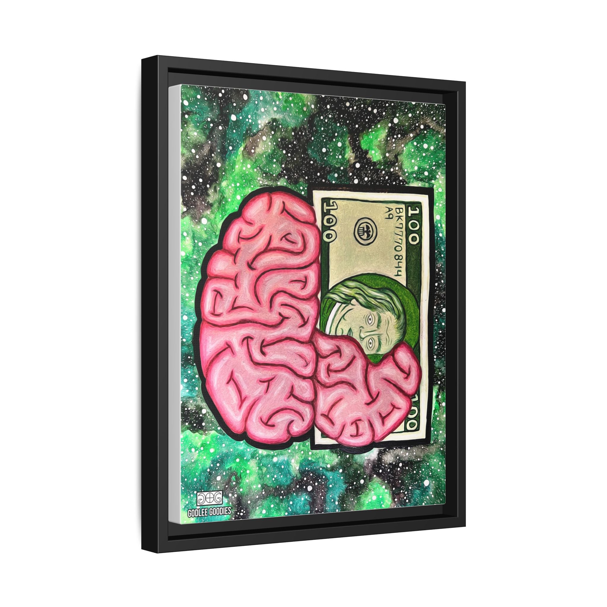 Billionaire Mindset- Framed Canvas