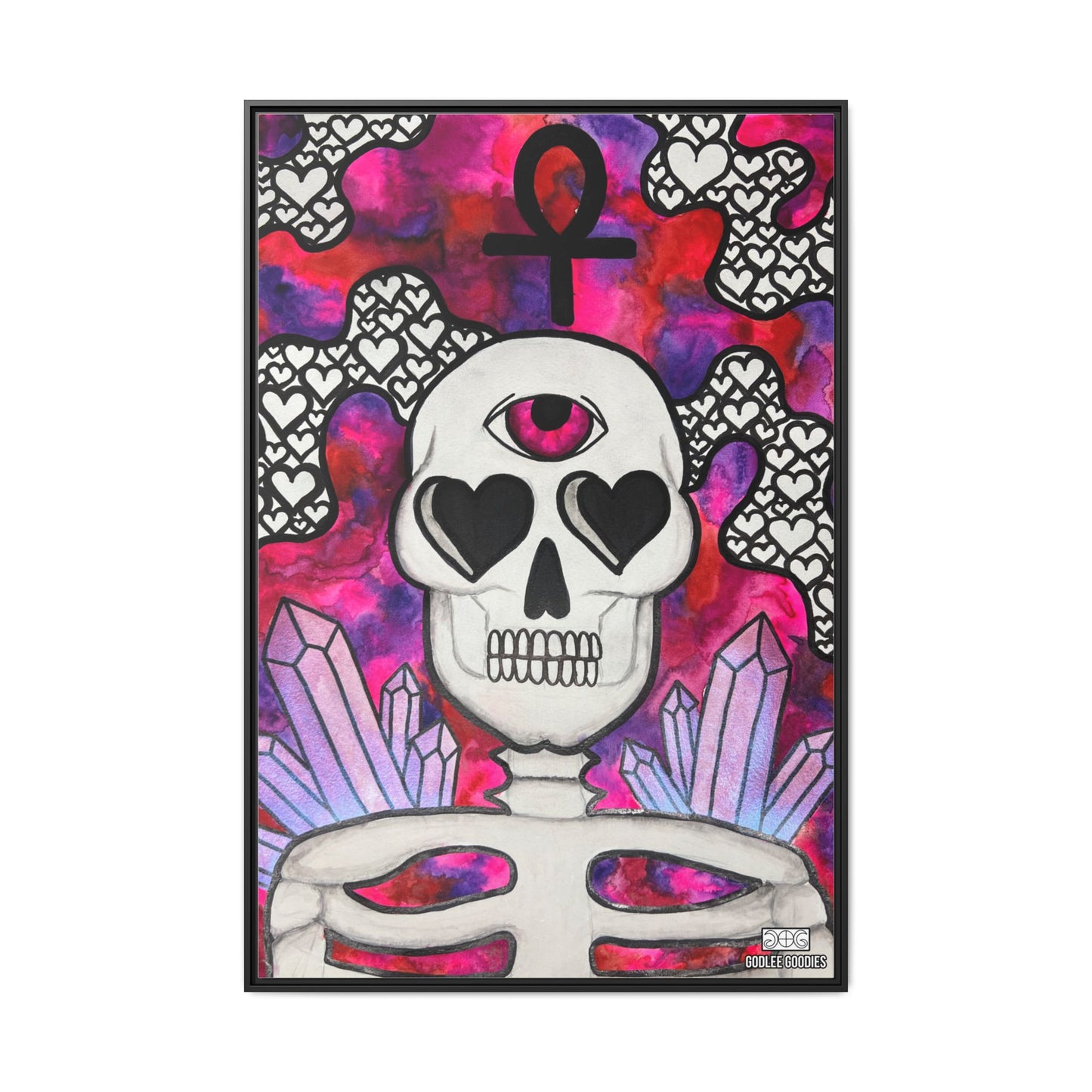 Eyes For You- Framed Canvas