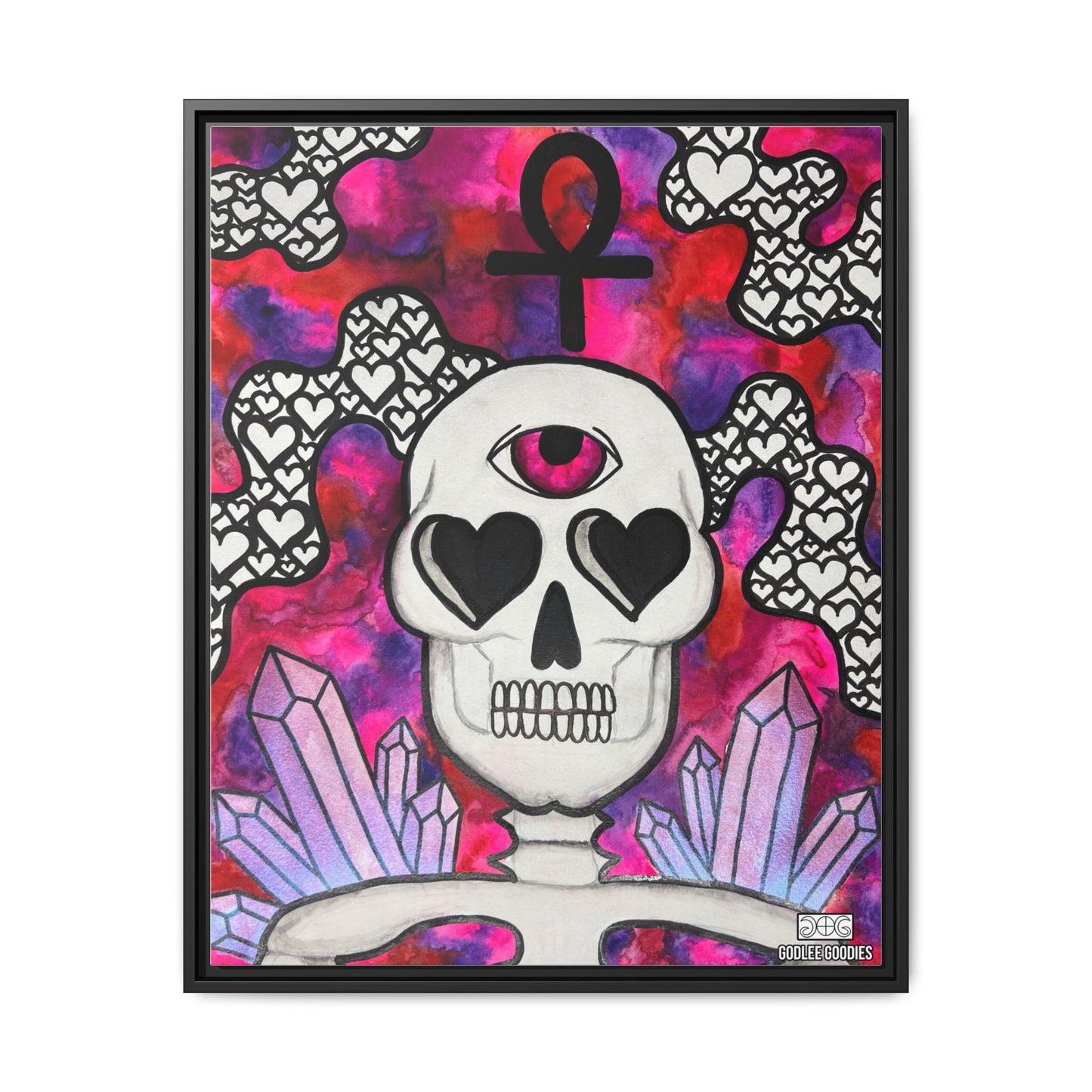 Eyes For You- Framed Canvas