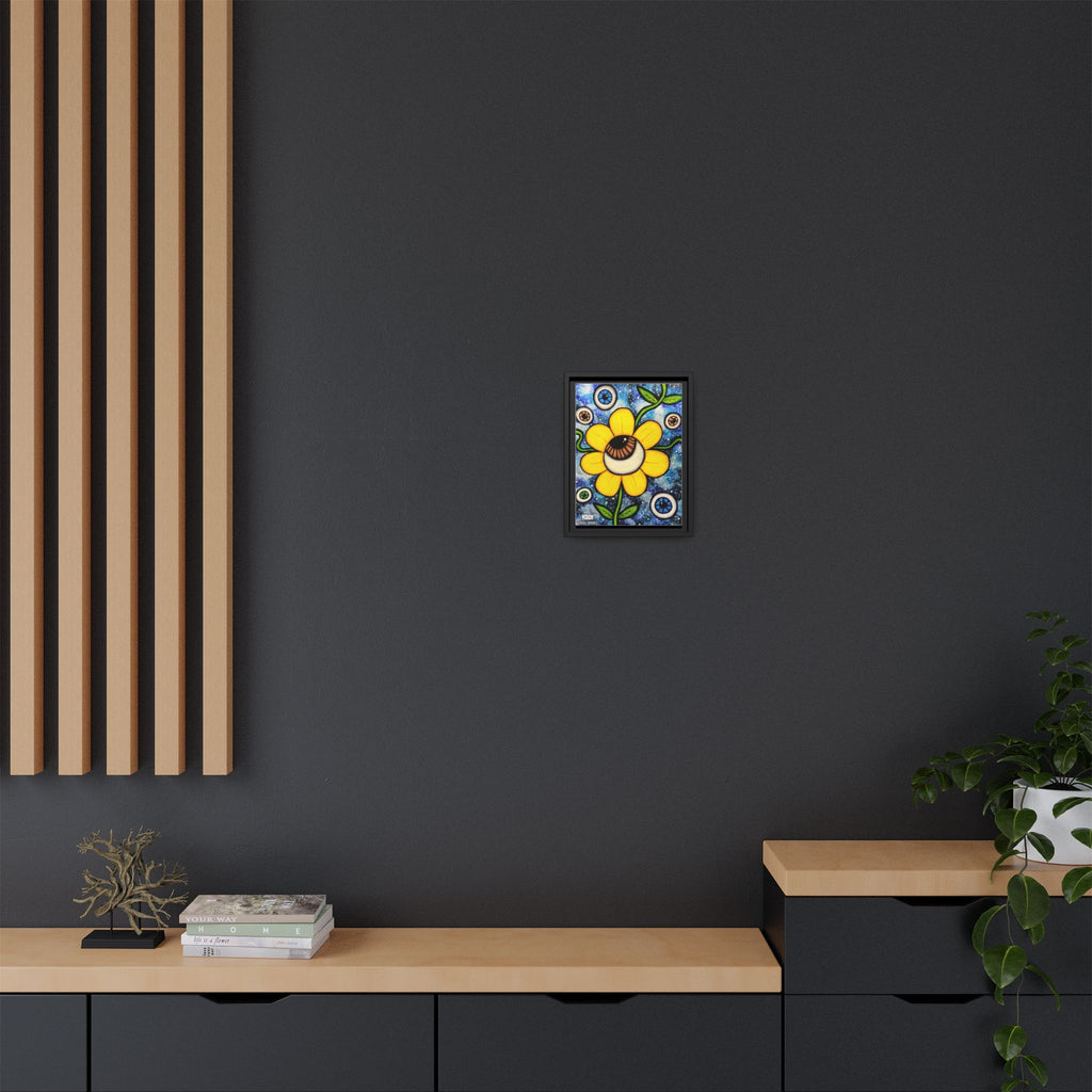 Eye Bloom- Framed Canvas
