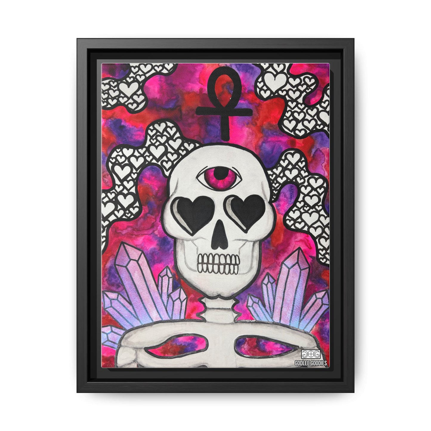 Eyes For You- Framed Canvas