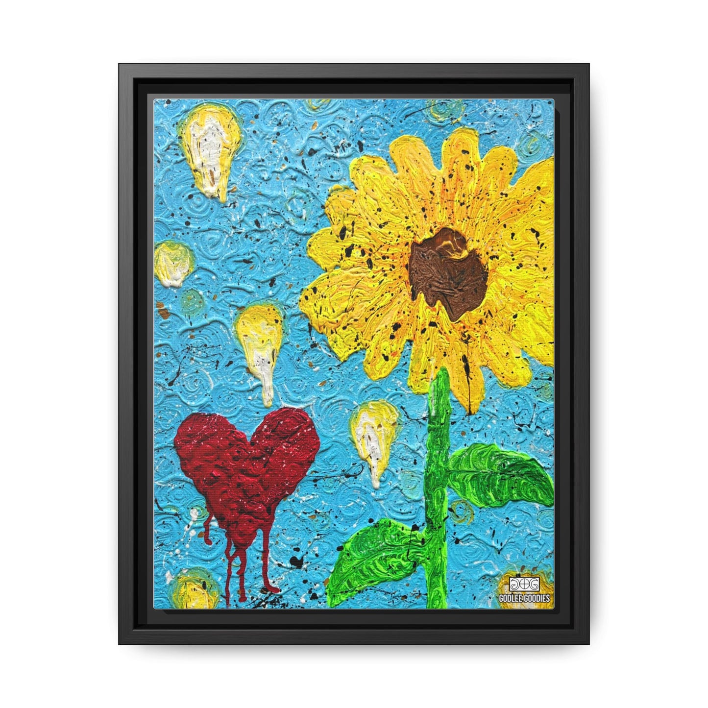 Sun Power- Framed Canvas
