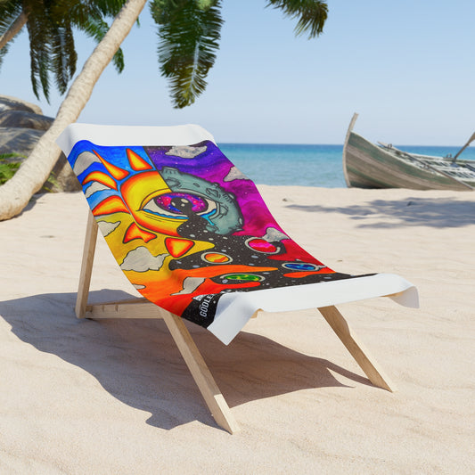 Solar Eyeclipse- Beach Towel