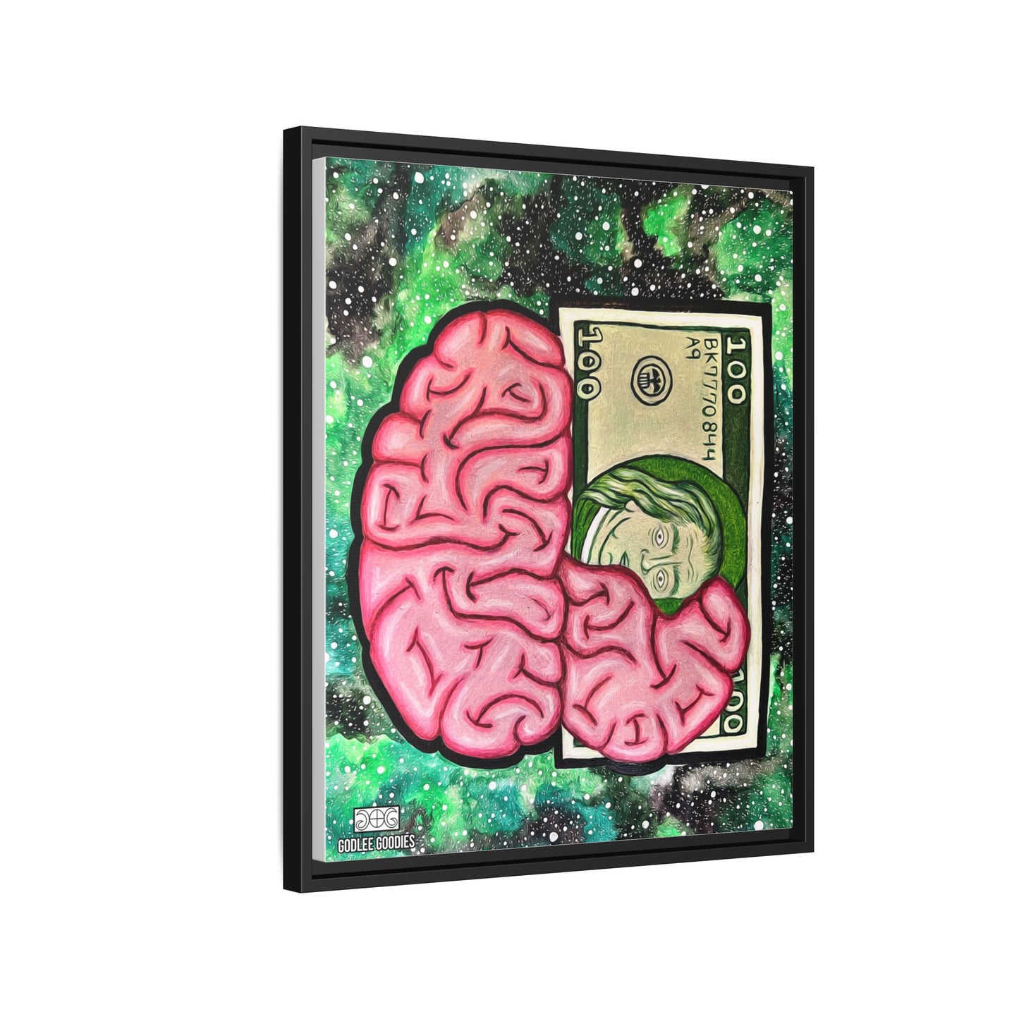 Billionaire Mindset- Framed Canvas