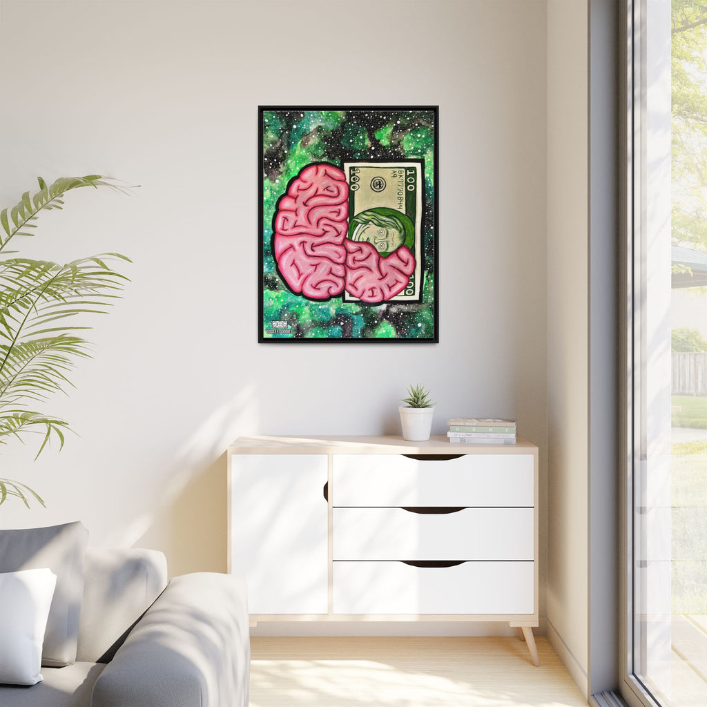 Billionaire Mindset- Framed Canvas