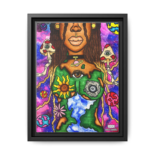 Earth Goddess- Framed Canvas