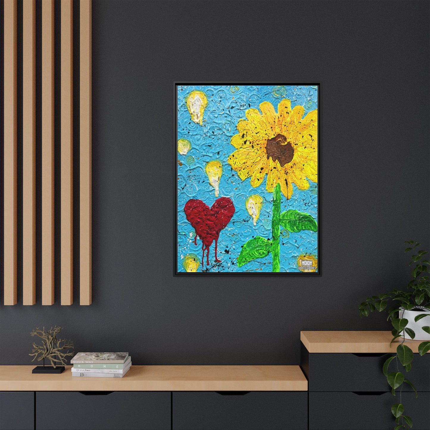 Sun Power- Framed Canvas