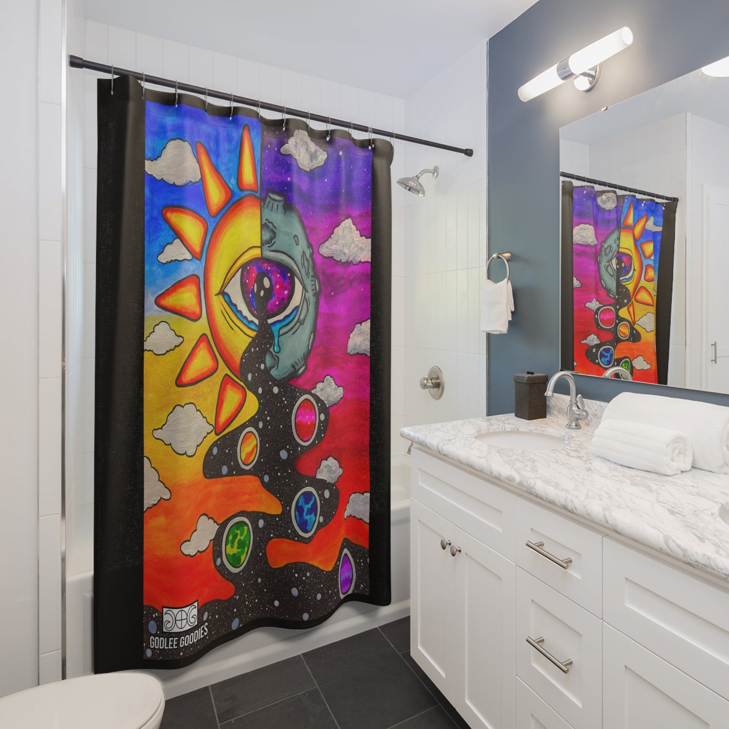 Shower Eyeclipse-  Shower Curtain