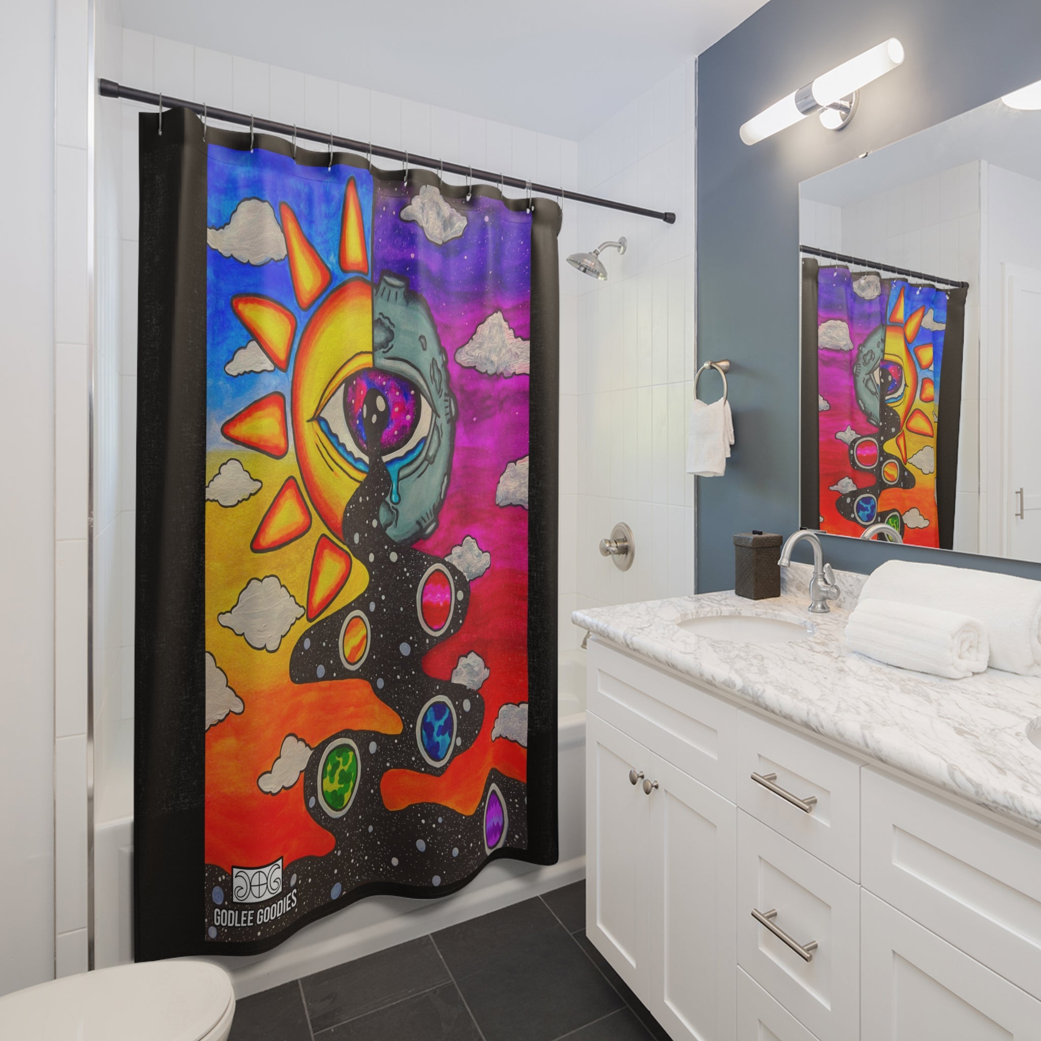 Shower Eyeclipse-  Shower Curtain