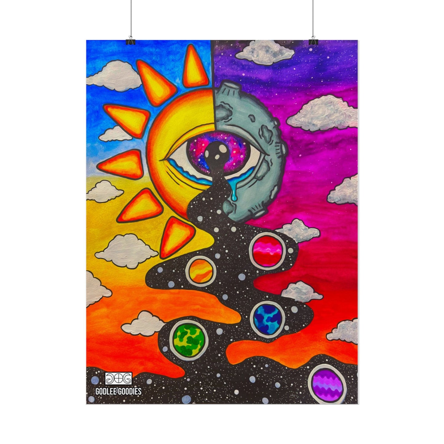 Solar Eyeclipse- Rolled Poster