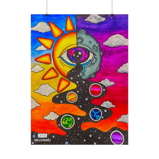 Solar Eyeclipse- Rolled Poster
