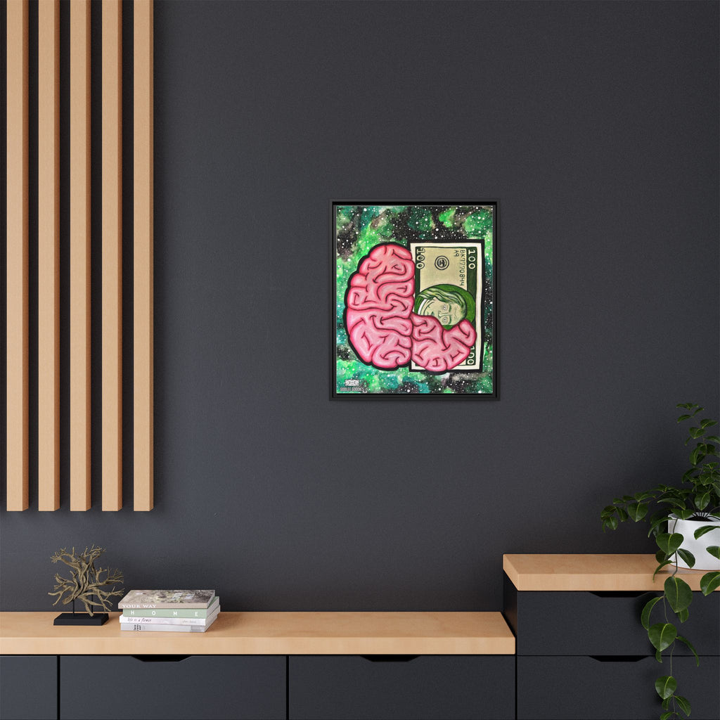 Billionaire Mindset- Framed Canvas