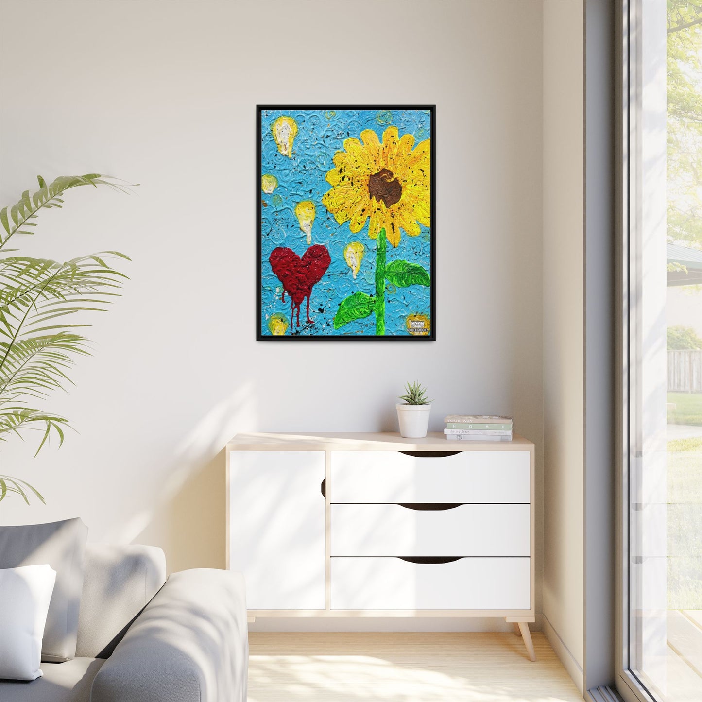 Sun Power- Framed Canvas